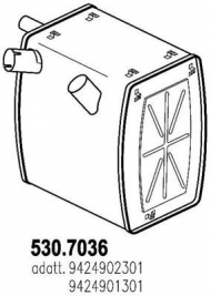 Амортизатор ASSO 530.7036