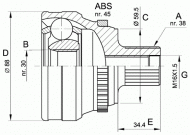 Шарнирный комплект OPEN PARTS CVJ5139.10