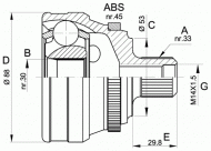 Шарнирный комплект OPEN PARTS CVJ5304.10