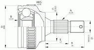 Шарнирный комплект OPEN PARTS CVJ5593.10
