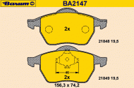 Комплект тормозных колодок BARUM BA2147