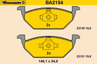 Комплект тормозных колодок BARUM BA2154