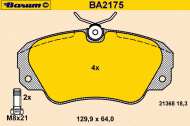Комплект тормозных колодок BARUM BA2175