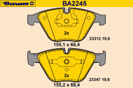 Комплект тормозных колодок BARUM BA2245