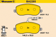 Комплект тормозных колодок BARUM BA2285