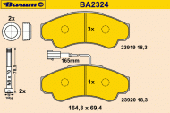 Комплект тормозных колодок BARUM BA2324