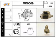 Стартер SNRA ME9009