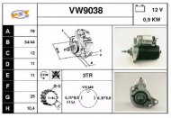 Стартер SNRA VW9038