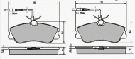 Комплект тормозных колодок ASHUKI QP45-01