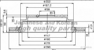 Тормозной диск ASHUKI S017-30