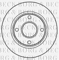Тормозной диск BORG & BECK BBD4025