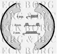 Комлект тормозных накладок BORG & BECK BBS6070
