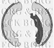 Комлект тормозных накладок BORG & BECK BBS6302