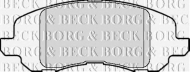 Комплект тормозных колодок BORG & BECK BBP2125