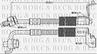 Шлангопровод BORG & BECK BBH6694