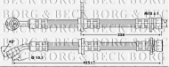 Шлангопровод BORG & BECK BBH6744