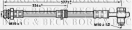 Шлангопровод BORG & BECK BBH6898