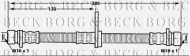 Шлангопровод BORG & BECK BBH6990