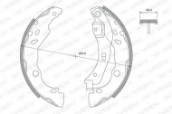 Комлект тормозных накладок WEEN 152-2039