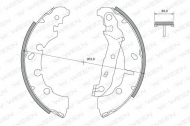 Комлект тормозных накладок WEEN 152-2041