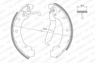 Комлект тормозных накладок WEEN 152-2266