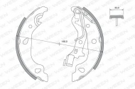 Комлект тормозных накладок WEEN 152-2442
