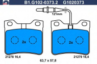 Комплект тормозных колодок GALFER B1.G102-0373.2