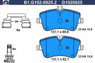 Комплект тормозных колодок GALFER B1.G102-0925.2