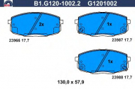 Комплект тормозных колодок GALFER B1.G120-1002.2