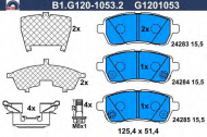 Комплект тормозных колодок GALFER B1.G120-1053.2