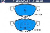 Комплект тормозных колодок GALFER B1.G102-0548.2