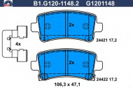 Комплект тормозных колодок GALFER B1.G120-1148.2