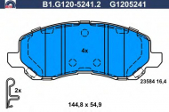 Комплект тормозных колодок GALFER B1.G120-5241.2