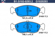 Комплект тормозных колодок GALFER B1.G102-0293.2