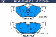 Комплект тормозных колодок GALFER B1.G102-0850.2