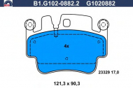 Комплект тормозных колодок GALFER B1.G102-0882.2