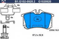 Комплект тормозных колодок GALFER B1.G102-0920.2