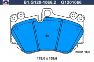 Комплект тормозных колодок GALFER B1.G120-1066.2