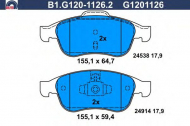 Комплект тормозных колодок GALFER B1.G120-1126.2