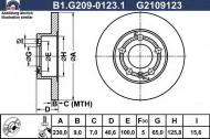 Тормозной диск GALFER B1.G209-0123.1