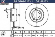 Тормозной диск GALFER B1.G209-0133.1
