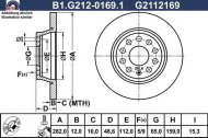 Тормозной диск GALFER B1.G212-0169.1