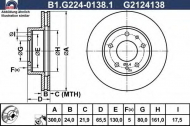 Тормозной диск GALFER B1.G224-0138.1