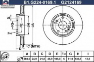 Тормозной диск GALFER B1.G224-0169.1