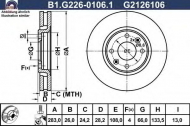 Тормозной диск GALFER B1.G226-0106.1