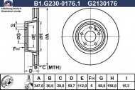 Тормозной диск GALFER B1.G230-0176.1