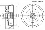 Тормозный барабан VEMA 800975