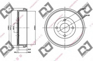Тормозный барабан DJ PARTS BR1091