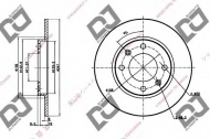 Тормозной диск DJ PARTS BD1309