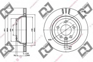 Тормозной диск DJ PARTS BD1334